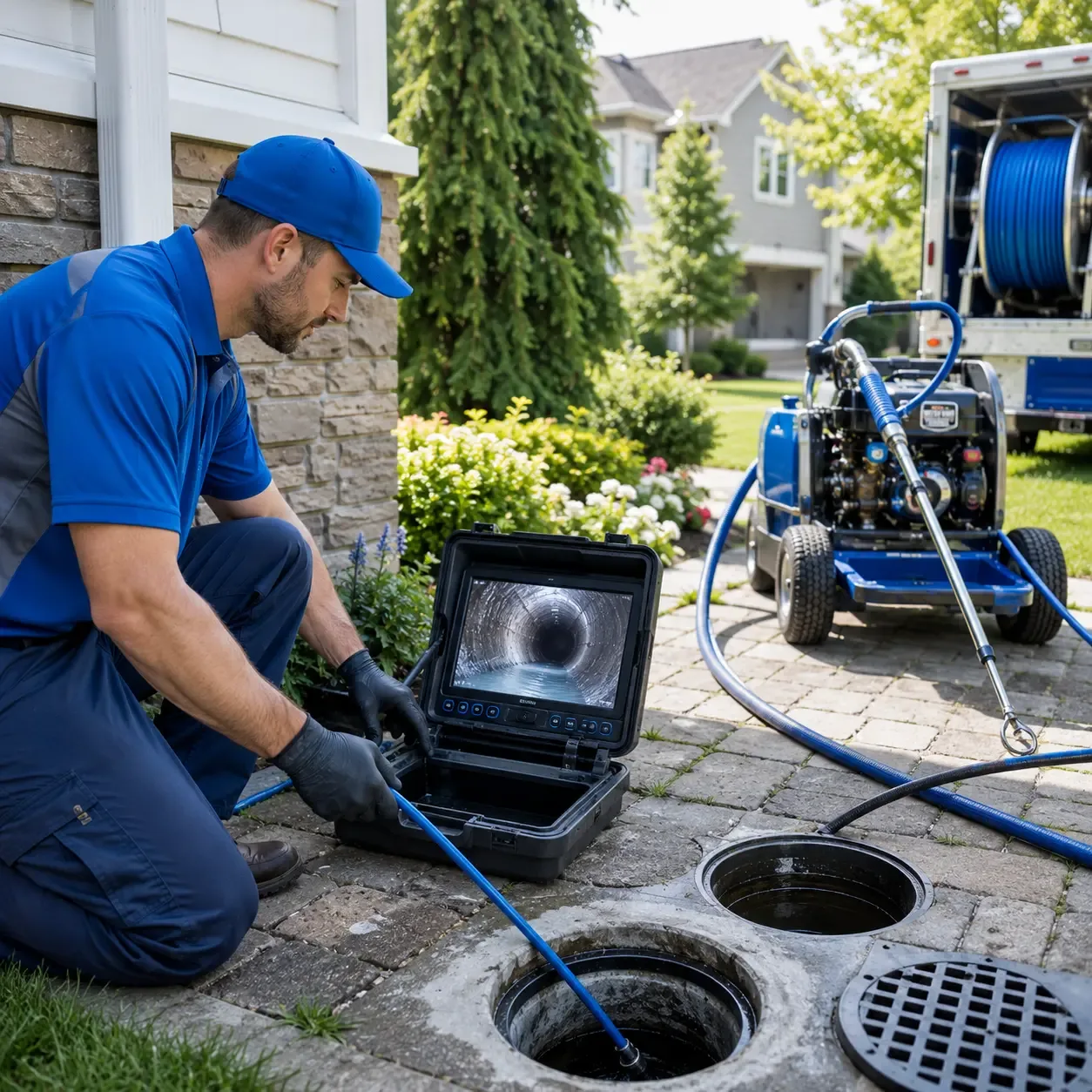 Outdoor drain cleaning professionals serving East Norwich, NY