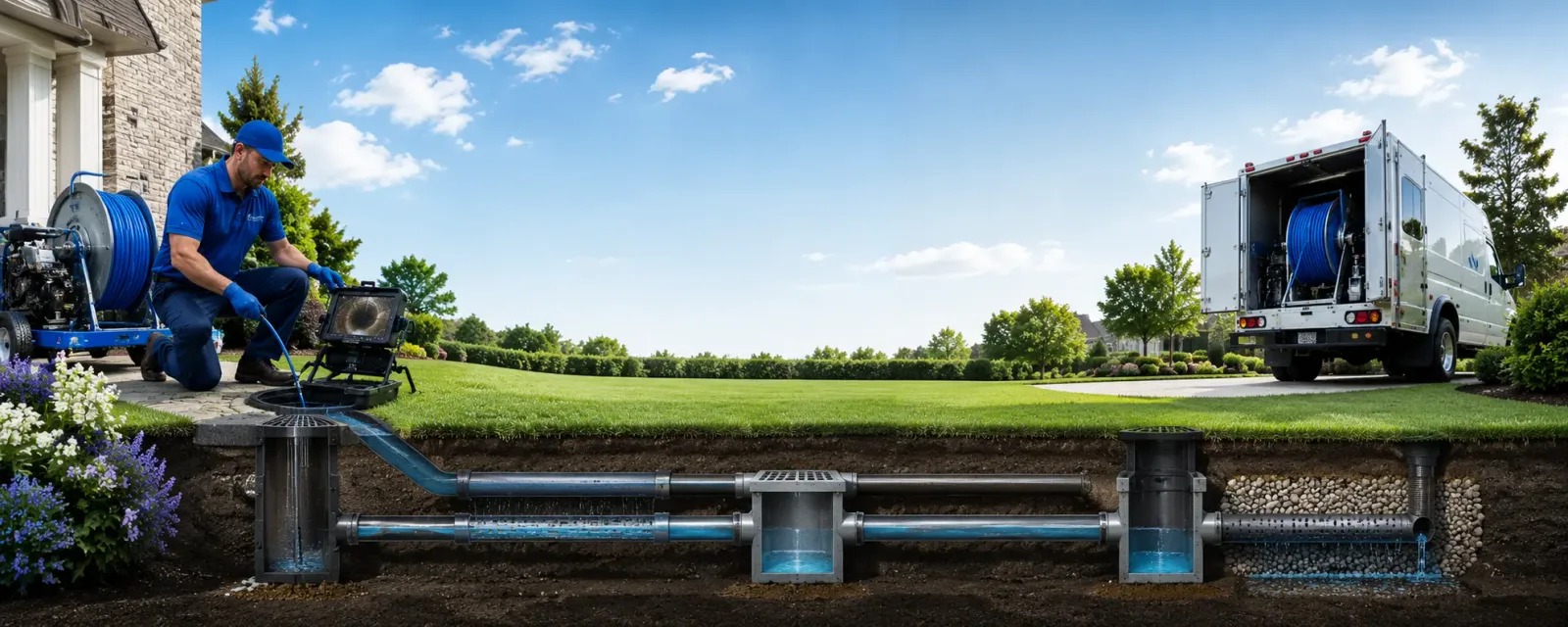 Outdoor drain cleaning information for East Norwich, NY